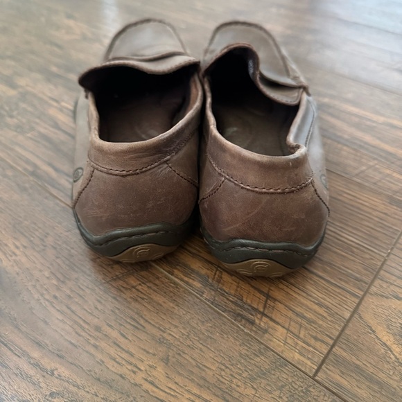 Born Simon Penny Distressed Leather Brown Slip On Comfort Loafers Mens Size 10 - Picture 5 of 10